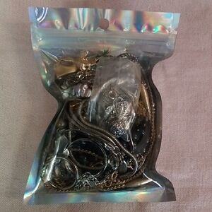 Mixed Metal Jewelry Lot - Silver & Gold Tones